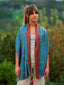 Fular Estampado de Seda Doble ASK258CDB Camel