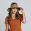 Visera Ultrabraid de Ala Grande Marrón