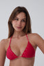 Top Triángulo Movible Leblon Rojo