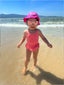Pink mini dots children's swimwear