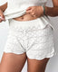 Todo Hilo Short Calado Blanco