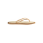 Sandalias Havaianas Mujer Slim Point Glitter Dorado Crema