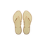Sandalias Havaianas Mujer Slim Point Glitter Dorado Crema