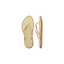 Sandalias Havaianas Mujer Slim Point Glitter Dorado Crema