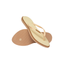 Sandalias Havaianas Mujer Slim Point Glitter Dorado Crema