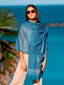 Chal de Modal AMD36C Azul