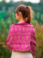 Fular Estampado de Seda Doble ASK258CDB Fucsia