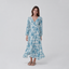Vestido Amber Blue Peonia