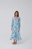 Vestido Amber Blue Peonia
