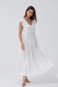 Vestido Largo Leblon Ivory
