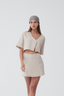 Blusa Lino Leblon Ivory