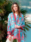 Fular Estampado de Seda ASK102C Rojo