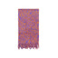 Purple fringed batik pareo