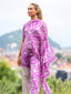 Fular Estampado de Seda ASK277C Morado