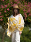 Fular Estampado de Seda ASK274C Amarillo