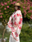 Fular Estampado de Seda ASK274C Rojo
