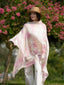 Fular Estampado de Seda ASK274C Rosa