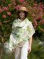 Fular Estampado de Seda ASK274C Verde