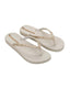 Sandalias Flip Flop Crema