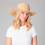 Sombrero Flexible de Rafia con Copa Redonda Isla Natural