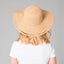 Sombrero Flexible de Rafia con Copa Redonda Isla Natural