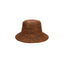 Bucket Hat de Rafia Tejida Weekend Chocolate