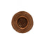 Bucket Hat de Rafia Tejida Weekend Chocolate