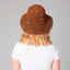 Bucket Hat de Rafia Tejida Weekend Chocolate
