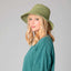 Bucket Hat de Rafia Tejida Weekend Green