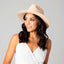 Sombrero Fedora Repelente al Agua con Lazo UBF1119 Blush