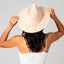 Sombrero Fedora Repelente al Agua con Lazo UBF1119 Blush