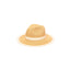 Sombrero Fedora de Rayas Repelente al Agua UBF1120 Natural White