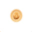 Sombrero Fedora de Rayas Repelente al Agua UBF1120 Natural White