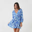 Vestido Corto Maui Azul