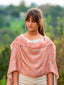 Fular Estampado de Seda Doble ASK257CDB Coral