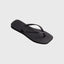 Sandalias Havaianas Mujer Slim Square Negro