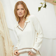 Sweater Acacia Ecru - Topo